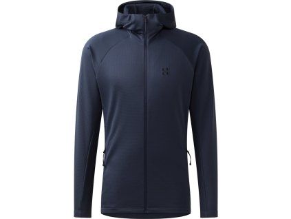 mikina haglofs korp mid hood tmave modra 5