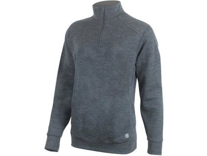 Lasting pánská merino mikina AMIRA šedá (Velikost L)