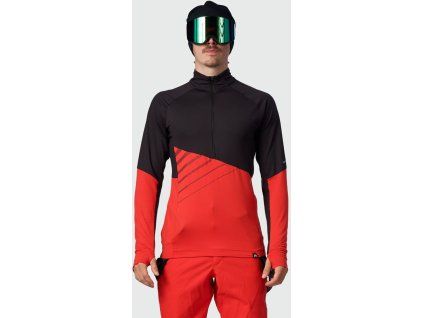 northfinder berti pansky technicky lyzarsky svetr redblack mi 3952snw 361