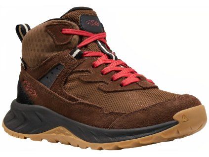 keen hightrail mid wp youth dark earth garnet