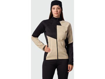 Northfinder TRYA blackbeige dámská mikina MI 4950OR 675