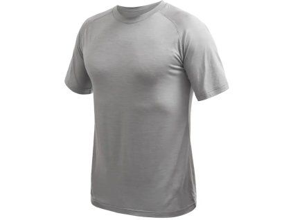 sensor merino active no logo panske triko kr rukav raglan seda
