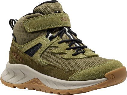Keen HIGHTRAIL MID WP CHILDREN dark olive/martini olive (Velikost 31)