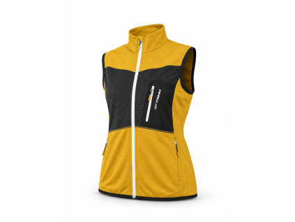 Trimm MICRON LADY VEST mustard/ grafit black (Velikost XS)