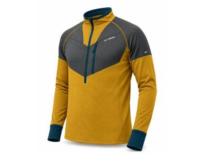 Trimm THERM 1/2 ZIP mustard/ grafit black (Velikost S)