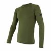 SENSOR MERINO ACTIVE pánské triko dl.rukáv safari