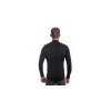 SENSOR MERINO ACTIVE pánské triko dl.rukáv stoják zip černá 04