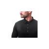 SENSOR MERINO ACTIVE POLO pánské triko kr.rukáv černá 05