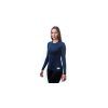 SENSOR MERINO DF dámské triko dl. rukáv deep blue 02