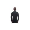SENSOR MERINO UPPER pánská mikina krátký zip černá 04