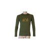 SENSOR MERINO DF CAMP pánské triko dl.rukáv safari green 04
