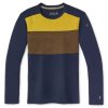 smartwool m merino 250 bl colorblock crew boxed deep navy military olive hthr 1