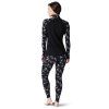 smartwool w merino 250 bl pattern 1 4 zip boxed black pinwheel 04