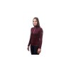 SENSOR MERINO UPPER dámská mikina krátký zip port red 02