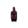 SENSOR MERINO UPPER dámská mikina krátký zip port red 04