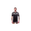 SENSOR MERINO IMPRESS pánské triko kr.rukáv černáhoneycomb 03