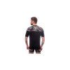 SENSOR MERINO IMPRESS pánské triko kr.rukáv černáhoneycomb 04