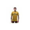 sensor merino air pt explore panske triko kr rukav mustard 02
