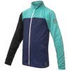 SENSOR COOLMAX THERMO dětská mikina celozip deep blue sea green černá