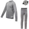 SENSOR MERINO ACTIVE SET dětský triko dl.rukáv + spodky šedá