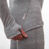 SENSOR MERINO BOLD pánské triko dl.rukáv roll neck cool gray8