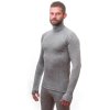 SENSOR MERINO BOLD pánské triko dl.rukáv roll neck cool gray2