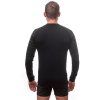 SENSOR MERINO IMPRESS pánské triko dl.rukáv černá batik4