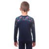 sensor merino impress set detsky triko dl rukav spodky deep blue floral4