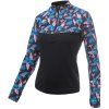 SENSOR COOLMAX THERMO dámská mikina zip černá floral