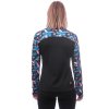 SENSOR COOLMAX THERMO dámská mikina zip černá floral4
