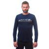 SENSOR MERINO ACTIVE PT MOUNTAINS pánské triko dl.rukáv deep blue 3