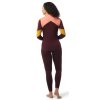 smartwool w classic thermal merino base layer cb 1 4 zb black cherry heather3