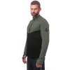 sensor coolmax thermo panska mikina celozip cerna olive green2
