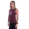 SENSOR MERINO AIR FOX dámské triko bez rukávu port red 2