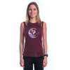 SENSOR MERINO AIR FOX dámské triko bez rukávu port red 3