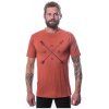 sensor merino active snsr panske triko kr rukav terracotta 03