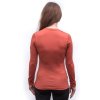SENSOR MERINO ACTIVE dámské triko dl.rukáv terracotta 3