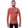 SENSOR MERINO ACTIVE pánské triko dl.rukáv terracotta3