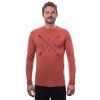 sensor merino active snsr panske triko dl rukav terracotta3