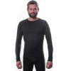 SENSOR MERINO AIR pánské triko dl.rukáv černá3