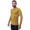 SENSOR MERINO AIR pánské triko dl.rukáv mustard 2