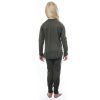SENSOR MERINO AIR SET dětský triko dl.rukáv + spodky olive green4