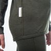 SENSOR MERINO AIR SET dětský triko dl.rukáv + spodky olive green5