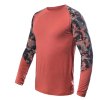 SENSOR MERINO IMPRESS pánské triko dl.rukáv terracotta rush