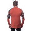 SENSOR MERINO IMPRESS pánské triko dl.rukáv terracotta rush4