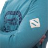 SENSOR MERINO UPPER OUTDOORS pánská mikina klokanka mint blue5