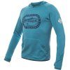 SENSOR MERINO UPPER OUTDOORS pánská mikina klokanka mint blue