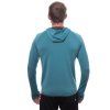 SENSOR MERINO UPPER OUTDOORS pánská mikina klokanka mint blue4