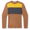 Smartwool CLASSIC THERMAL MERINO BL COLORBLOCK CREW B fox brown heather