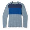 Smartwool CLASSIC THERMAL MERINO BL COLORBLOCK CREW B pewter blue heather